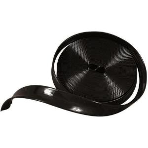 imageCamco Vinyl Trim Insert with UV Inhibitors for Extended Life  Replace Cracked and Stained RV Trim Inserts 1quot x 100 White 25202Black