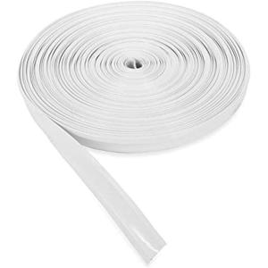 imageCamco Vinyl Trim Insert with UV Inhibitors for Extended Life  Replace Cracked and Stained RV Trim Inserts 1quot x 100 White 25202White