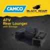 imageBlack Boar ATV Rear Storage Box ampamp Lounger  ATV Rear Seat with Increased Durability  Features Storage with Front Access ampamp Flat Working Surface  ATV Accessories  Fits Most Tubular Racks 66014Deluxe Lounger W Rear Storage