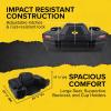 imageBlack Boar ATV Rear Storage Box ampamp Lounger  ATV Rear Seat with Increased Durability  Features Storage with Front Access ampamp Flat Working Surface  ATV Accessories  Fits Most Tubular Racks 66014Deluxe Lounger W Rear Storage