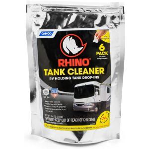 imageCamco RhinoFLEX Premium Enzyme RV Holding Tank Treatment Singles  Features a Biodegradable Septic Safe Formula a Pine Scent and is Ideal for RVing Boating and More  8 4 oz Bottles 41511Unscented