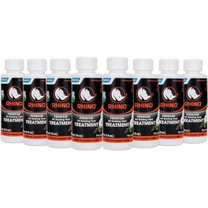 imageCamco RhinoFLEX Premium Enzyme RV Holding Tank Treatment Singles  Features a Biodegradable Septic Safe Formula a Pine Scent and is Ideal for RVing Boating and More  8 4 oz Bottles 41511Pine