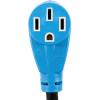 imageCamco 55451 Electric Vehicle Dogbone Dryer Plug Adapter with PowerGrip Handle 30Amp Male to 50Amp Female 12Inch  Safely Converts Your Electrical Connection Type