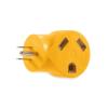 imageCamco 55325 15 AMP Male  30 AMP Female 90 Degree Electrical Adapter YellowOne Size