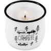 imageCamco Life is Better at The Campsite Citronella Candle  Helps Ward Off Mosquitoes  Made of Soybean Wax with a 100 Cotton Wick 53244 White