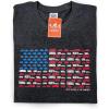 imageCamco Life is Better at The Campsite Crew Neck Short Sleeve TShirt  Features a Comfortable NonRestrictive Fit Patriotic Design on Charcoal Grey and is Machine Washable  XXLarge 53276