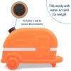 imageCamco Orange Retro Camper RV Sewer WeightSafely Secures Your 4in1 Adapter in Place at Dump StationsFeatures a Fillable Tank and Reflective Tape 43100Orange