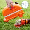 imageCamco Orange Retro Camper RV Sewer WeightSafely Secures Your 4in1 Adapter in Place at Dump StationsFeatures a Fillable Tank and Reflective Tape 43100Orange