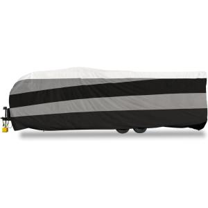 imageCamco ULTRAGuard Supreme RV Cover  Fits Travel Trailers up to 2426ft  Shelter Your RV from The Elements  Near Custom Fit Camper Cover Features Covered Air Vents amp Rear Cinching Straps 5613015  18