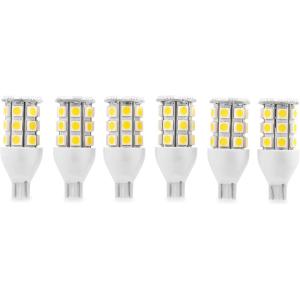 imageCamco 921 T10 Wedge LED Bulb with 27 Diodes  Replacement Light Bulb for OEM RV Applications  Features a 30000 Hour Life Expectancy  6 Pack 54635