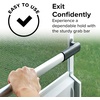 image:imageCamco MotionActivated LED RV Screen Door Crossbar Handle  Features Motion Activated LED Lighting amp Robust Aluminum Design  Adjustable Fit Compatible wMost RVs 2 AAA Battery not incl 42330Cross Bar