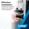 image:imageCamco MotionActivated LED RV Screen Door Crossbar Handle  Features Motion Activated LED Lighting amp Robust Aluminum Design  Adjustable Fit Compatible wMost RVs 2 AAA Battery not incl 42330Cross Bar