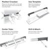image:imageCamco MotionActivated LED RV Screen Door Crossbar Handle  Features Motion Activated LED Lighting amp Robust Aluminum Design  Adjustable Fit Compatible wMost RVs 2 AAA Battery not incl 42330Cross Bar with LED Light
