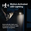 image:imageCamco MotionActivated LED RV Screen Door Crossbar Handle  Features Motion Activated LED Lighting amp Robust Aluminum Design  Adjustable Fit Compatible wMost RVs 2 AAA Battery not incl 42330Cross Bar with LED Light