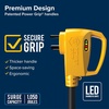 image:imageCamco Power Grip RV 30Amp Circuit Analyzer Dogbone  Features Integrated Surge Protection amp Fault Indication  18 30Amp Male to 30Amp Female RV Electrical Adapter 125V3750W 55463
