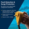 image:imageCamco Power Grip RV 30Amp Circuit Analyzer Dogbone  Features Integrated Surge Protection amp Fault Indication  18 30Amp Male to 30Amp Female RV Electrical Adapter 125V3750W 55463