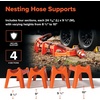 image:imageCamco RhinoEXTREME 15 Combo RV Sewer Hose Kit  AllinOne Sewer Hose Solution  12Piece Combo Kit Includes Storage Box for Nesting Support amp Camper Organization 43076