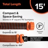 image:imageCamco RhinoEXTREME 15 Combo RV Sewer Hose Kit  AllinOne Sewer Hose Solution  12Piece Combo Kit Includes Storage Box for Nesting Support amp Camper Organization 43076