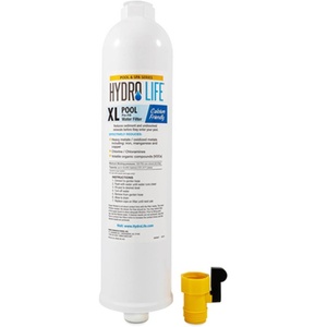 image:imageCamco Hydro Life Pool and Spa Filter with Shutoff Valve and Pre Filters Stain for Lawn Patio Garden and Cartridge Pool Filters