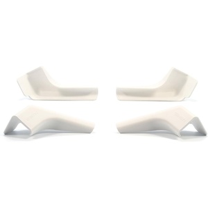 image:imageCamco White Wide Gutter Spout  Helps Reduce Dirt and Black Streaks on Your RV  Easily Installs on RV with or Without Spouts Extends Over 3  Durable Design 4 Pack  42462